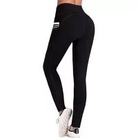 IUGA High Waist Yoga Pants with Pockets, Tummy Control, Workout Pants for Women 4 Way Stretch Yoga Leggings with Pockets