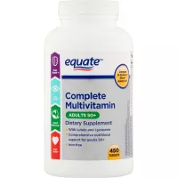 Equate Adults 50+ Complete Multivitamin/Multimineral Supplement Tablets, 450 Ct