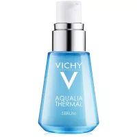 Vichy Aqualia Thermal Hydrating Face Serum with 97% Natural Origin Ingredients & Hyaluronic Acid, Dermatologist recommended for Moisturizing & Smoothing Fine Lines, Mineral Oil Free, 1.01 Fl. Oz