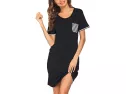 Ekouaer Nightgowns For Women Sleepshirt Short Sleeve Pajama Shirt Soft..