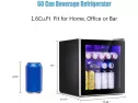 Antarctic Star Mini Fridge Cooler - 60 Can Beverage Refrigerator Glass..