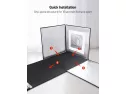 Esddi Photo Studio Light Box 20"/50cm Adjustable Brightness Portable Folding Hook & Loop Professional Booth Table Top Photography Lighting Kit 120 Led Lights 4 Colors Backdrops