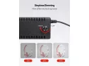Esddi Photo Studio Light Box 20"/50cm Adjustable Brightness Portable Folding Hook & Loop Professional Booth Table Top Photography Lighting Kit 120 Led Lights 4 Colors Backdrops