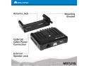 Midland Micromobile 15w Gmrs Two-way Radio With Integrated Control Mic..