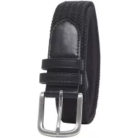 Amazon Essentials Men's Stretch Woven Braid Belt