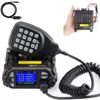 QYT KT-8900D Dual Band Mini Car Radio Mobile Transceiver VHF UHF Compact Programming Cable