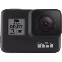 GoPro Hero7 Black — Waterproof Action Camera with Touch Screen 4K Ultra HD Video 12MP Photos 720p Live Streaming Stabilization
