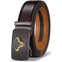 Men's Belt,Bulliant Brand Ratchet Belt Of Genuine Leather For Men Dress,Size Customized