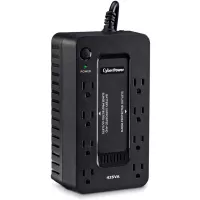 CyberPower ST425 Standby UPS System, 425VA/260W, 8 Outlets, Compact