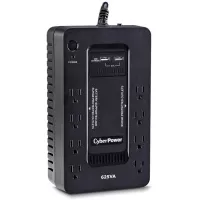 CyberPower ST625U Standby UPS System, 625VA/360W, 8 Outlets, 2 USB Charging Ports, Compact