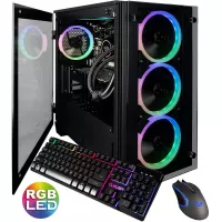 CUK Stratos Micro Gaming PC (Liquid Cooled Intel Core i9-9900KF, NVIDIA GeForce RTX 2080 Ti, 32GB RAM, 1TB NVMe SSD + 2TB, 750W Gold PSU, Z390 Motherboard) Best Tower Desktop Computer for Gamers