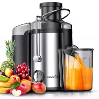 Easehold Juicer Machines Extractor 600W Centrifugal Juicers Electric Anti-Drip Dual Speed BPA-Free with Juice Jug and Pulp Container for Fruit Vegetable