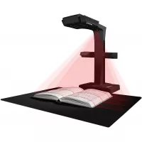 CZUR ET18 Pro Professional Document Scanner, 2nd Gen Auto-Flatten & Deskew Tech, 18MP Sony Camera, Capture A3, 186 Languages OCR, Convert to PDF/Searchable PDF/Word/Tiff/Excel, Run On Windows & MacOS