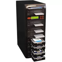 SySTOR 1 to 7 SATA 600MB/s HDD SSD Duplicator/Sanitizer - 3.5" & 2.5" Hard Disk Drive Solid State Drive Dual Port Hot Swap (SYS607DP)