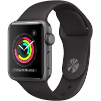 Apple Watch Series 3 (GPS, 38mm) - Space Gray Aluminum Case with Black Sport Band