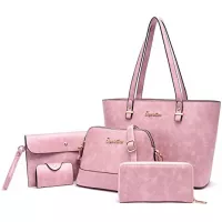 Soperwillton Purse and Wallet Set for Women Handbag Ladies Tote Shoulder Bag Hobo Satchel Purse 5pcs