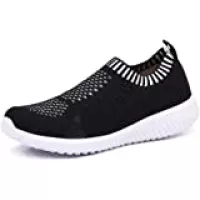 TIOSEBON Women's Athletic Walking Shoes Casual Mesh-Comfortable Work Sneakers