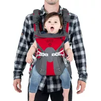 Mission Critical S.02 Adventure Baby Carrier, Baby Gear for Dads (Adventure Red)