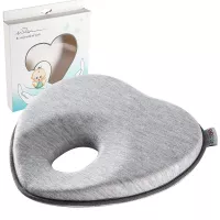 Baby Head Shaping Pillow, Baby Flat Head Pillow for Newborns, Baby Pillows for Newborn Sleeping, Made with Breathable Cotton, Ergonomic Design, Environmental Protection