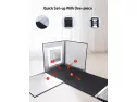 Esddi Photo Studio Light Box 24"/60cm Adjustable Brightness Portable Folding Hook & Loop Professional Booth Table Top Photography Lighting Kit 156 Led Lights 4 Colors Backdrops