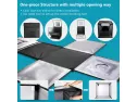 Neewer Photo Studio Light Box 20 Inches/50cm Shooting Light Tent Adjustable Brightness Foldable Portable Professional Booth Table Top Photography Lighting Kit 120 Led Lights 4 Colors Backdrops