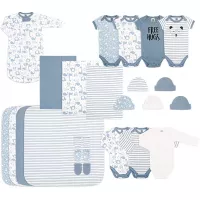 The Peanutshell Newborn Essentials Layette Gift Set for Baby Boys or Girls