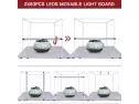 Photo Box, Samtian Photo Light Box 32x32x32 Inches 126 Led Light Photo Studio Shooting Tent Tabletop Photography Lighting Kit With 4 Background Paper (black,white, Red And Orange) For Photography
