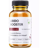 Energy Pills Organic Maca Root - Testosterone Booster with Korean Red Ginseng & L-Theanine - Libido Enhancement for Men & Women - Gluten-Free Vegan Non-GMO Supplement Capsules