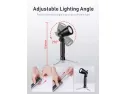Esddi Photo Light Box Photography 16"x16"/40x40cm Portable Table Top Lighting Shooting Tent Kit Foldable Cube With 2x20 Led Lights 3 Color Backdrop For Jewellery Product Advertising