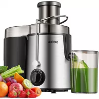 Juicer Centrifugal Juicer Machine Wide 3” Feed Chute Juice Extractor Easy to Clean, Fruit Juicer with Pulse Function and Multi Speed control, Anti-drip , Stainless Steel BPA-Free