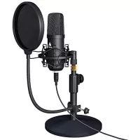 USB Microphone Kit 192KHZ/24BIT MAONO AU-A04T PC Condenser Podcast Streaming Cardioid Mic Plug & Play for Computer, YouTube, Gaming Recording