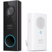 eufy Security, Wi-Fi Video Doorbell, 2K Resolution, No Monthly Fees, Secure Local Storage, Human Detection, 2-Way Audio, Free Wireless Chime-Requires Existing Doorbell Wires