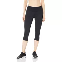 Amazon Essentials Women's Studio Sculpt Mid-Rise Capri Yoga Legging