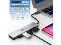 Usb C Hub Multiport Adapter - 7 In 1 Portable Space Aluminum Dongle Wi..