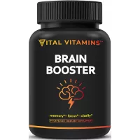 Brain Supplement Nootropics Booster - Enhance Focus, Boost Concentration, Improve Memory & Clarity For Men & Women, Ginkgo Biloba, Dmae, Mind Enhancement, Iq Neuro Energy, Vitamin B12, Bacopa Monnieri