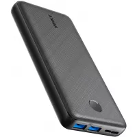 Anker Portable Charger, PowerCore Essential 20000mAh Power Bank with PowerIQ Technology and USB-C (Input Only), High-Capacity External Battery Pack Compatible with iPhone, Samsung, iPad, and More.