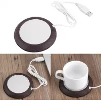 Zyyini Coffee Mug Warmer, Electric USB Cup Heater Pad for Desk, Cup Warmer Heat Beverage Mug Mat Home Office Desktop Heated Coffee Tea Mug Pad
