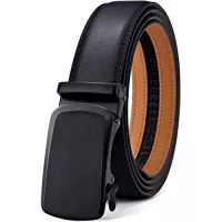 Men's Belt,Bulliant Slide Ratchet Belt For Men Dress Pant Shirt Genuine Leather,Trim To Fit