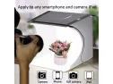 Duclus Mini Photo Studio Light Box,photo Shooting Tent Kit,portable Folding Photography Light Tent Kit With 40pcs Led Light + 6 Kinds Color Backgrounds For Small Size Products