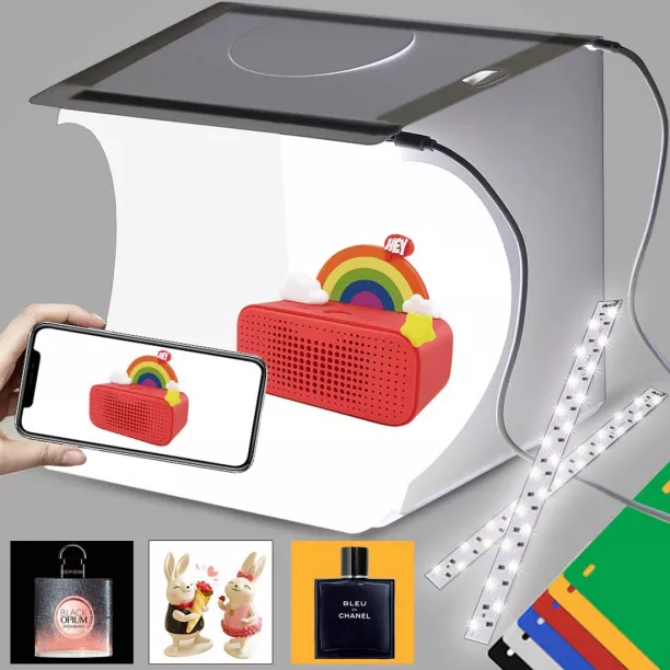 Duclus Mini Photo Studio Light Box,photo Shooting Tent Kit,portable Fo..