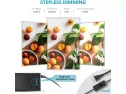 Neewer Photo Studio Light Box 24inches/60cm Shooting Light Tent Adjustable Brightness Foldable Portable Professional Booth Table Top Photography Lighting Kit 156 Led Lights 4 Colors Backdrops