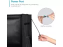 Neewer Photo Studio Light Box 24inches/60cm Shooting Light Tent Adjustable Brightness Foldable Portable Professional Booth Table Top Photography Lighting Kit 156 Led Lights 4 Colors Backdrops
