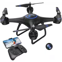AKASO A31 Drone with Camera WiFi 1080P FPV Live Video RC Quadcopter Drone for Beginners Adults Kids, Bright LED Light, Altitude Hold, Headless Mode - Easy to Fly Gift Toy for Boys and Girls