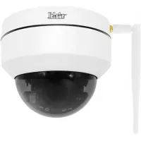 WiFi PTZ HD 5MP Wireless Waterproof Security Surveillance IP Dome Camera with 4X Optical Zoom IR Night Vision,Support Motion Detection ONVIF Protocol and SD Card Slot