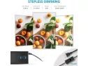 Neewer Bi-color Dimmable 3200k-5600k Photo Studio Light Box 20 Inches Shooting Light Tent Foldable Portable Professional Booth Table Top Photography Lighting Kit 120 Led Lights 4 Color Backdrops
