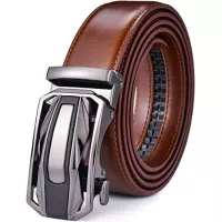 Men Belts Leather Male Slide Ratchet Work Dress Strap w Interchangeable Buckle Beltox