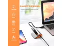 Orico Powered Usb Hub, 4 Ports Powered Usb 3.1 Aluminum Data Hub, 10 Gbps Superspeed Usb Splitter With 12v/2.5a Power Adapter For Desktop Pc/laptop, Phones, And More (grey)