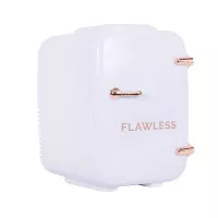 Finishing Touch Flawless Mini Beauty Fridge for Makeup and Skincare, White, 4 Liter