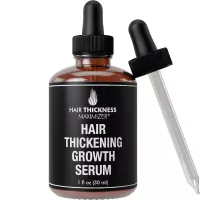 Hair Growth Serum - Hair Loss Prevention Treatment by Hair Thickness Maximizer. Best Natural Oils For Thinning Hair. Replenish Hair Follicles for Men, Women. Thickening Leave In Conditioner Serum 1oz