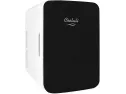 Cooluli Infinity Black 10 Liter Compact Portable Cooler Warmer Mini Fridge For Bedroom, Office, Dorm, Car - Great For Skincare & Cosmetics (110-240v/12v